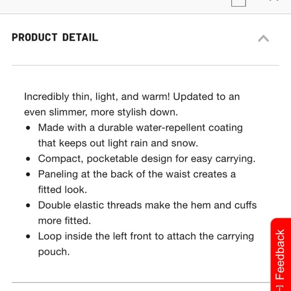 Light down jacket (navy) - Picture 5 of 8